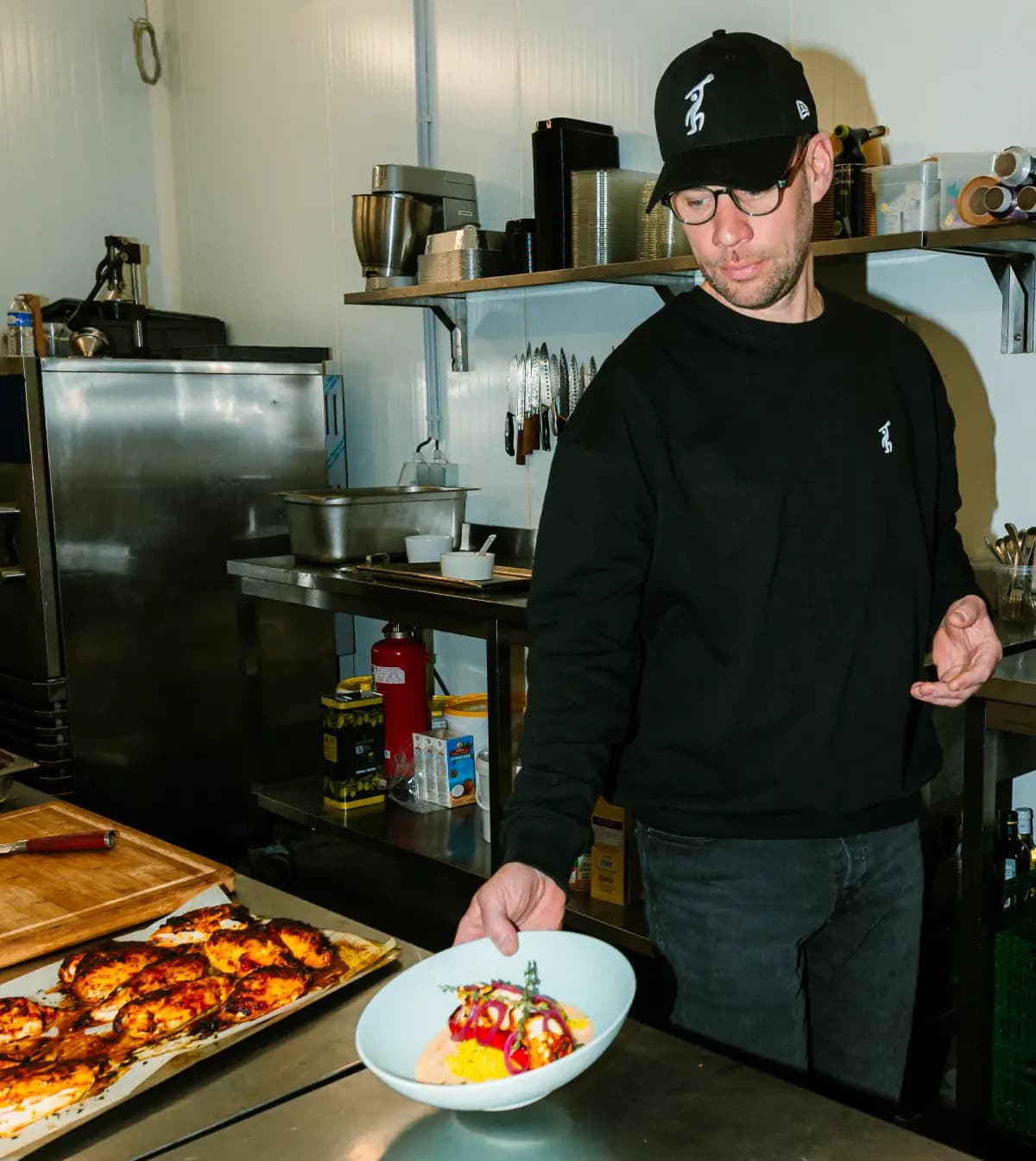 Chef Maxime en cuisine